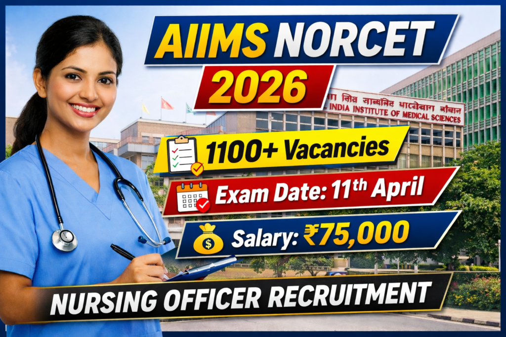 AIIMS NORCET-10th Recruitment 2026